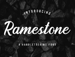 Ramestone font