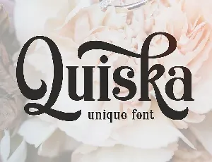 Quiska Free Download font