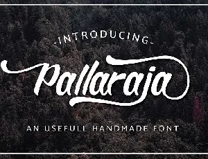 Pallaraja Script Free font