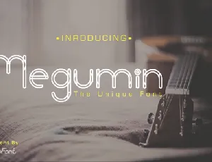 Megumin font