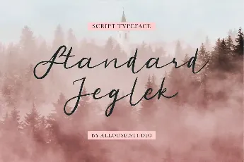 Standard Jeglek Demo Version font