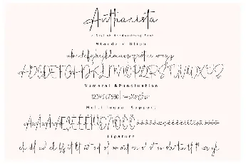 Anthanista font