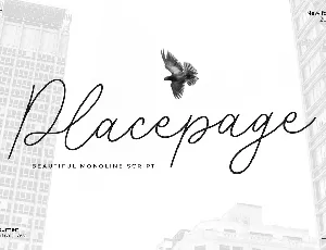 Placepage font