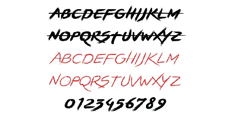 BRUSHSTRIKE font