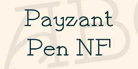 Payzant Pen NF font