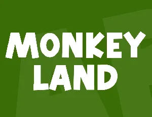 Monkey Land font