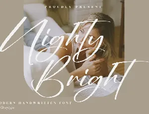 Nighty Bright font