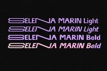 Selena Marin font