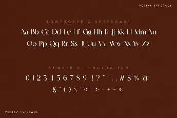 Volika font