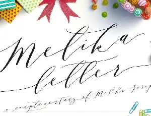 Melika Script font