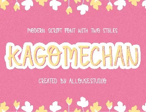 Kagomechan Demo Version font