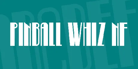 Pinball Whiz NF font