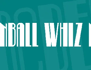 Pinball Whiz NF font