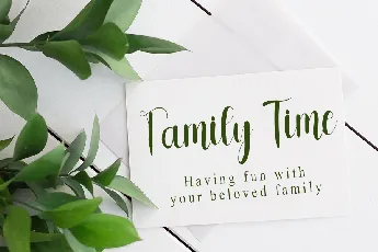 Qualitytime font