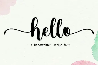 Hello Free font