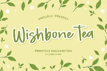 Wishbone Tea Script font