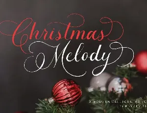 Christmas Melody font