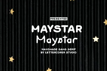Maystar Display font