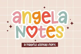 Angela Notes font