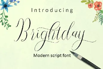 Brightday font