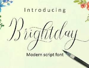 Brightday font