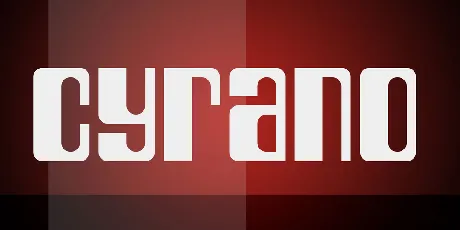 Cyrano font