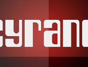 Cyrano font