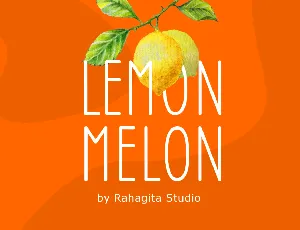 Lemon Melon font