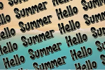 Summer Holiday - Personal Use font