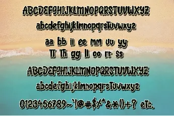 Summer Holiday - Personal Use font