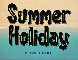 Summer Holiday - Personal Use font