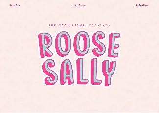 Roose Sally font