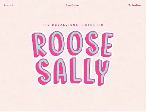 Roose Sally font