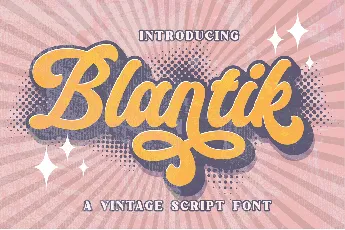 Blantik font