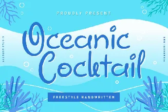 Oceanic Cocktail Display font