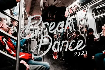 Dearth Dance Brush font