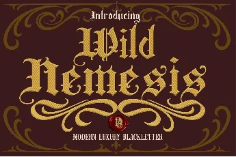 Wild Nemesis font