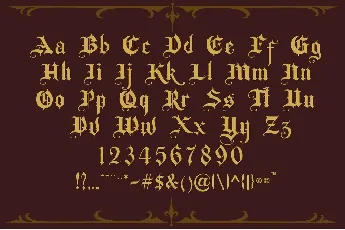 Wild Nemesis font