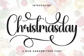 Christmasday Script font