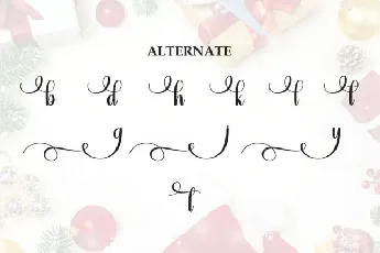 Christmasday Script font