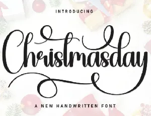 Christmasday Script font