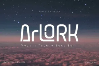 Arlork font