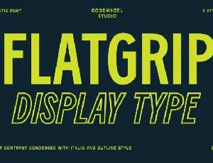 GW Flatgrip font