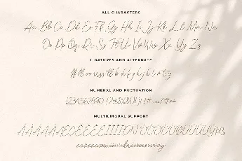 Caramella Monoline Signature font