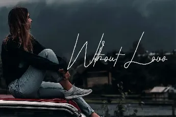 Without Love Demo font