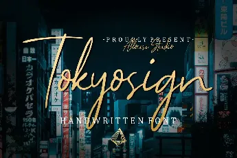 Tokyosign Demo Version font