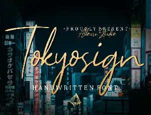 Tokyosign Demo Version font