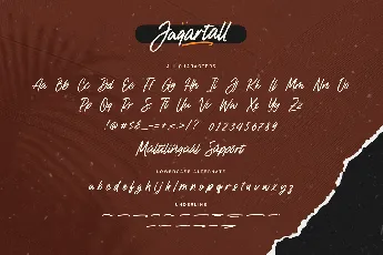 Jaqartall font