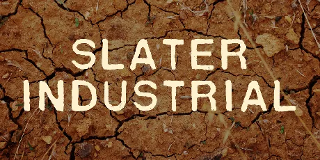 Slater Industrial font