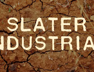 Slater Industrial font